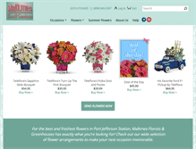 Tablet Screenshot of malkmesflorist.com